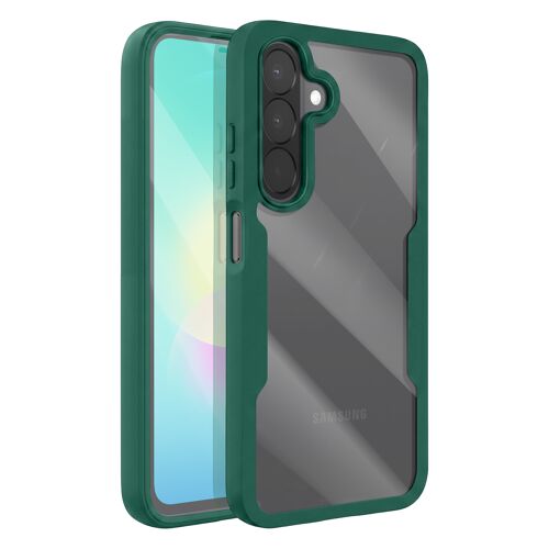 Coque Intégrale pour Galaxy A27 avec Dos Magnétique et Protection 360° Vert