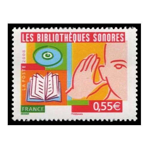 Les Bibliothèques Sonores Année 2008 N° 4160 Yvert Et Tellier Luxe