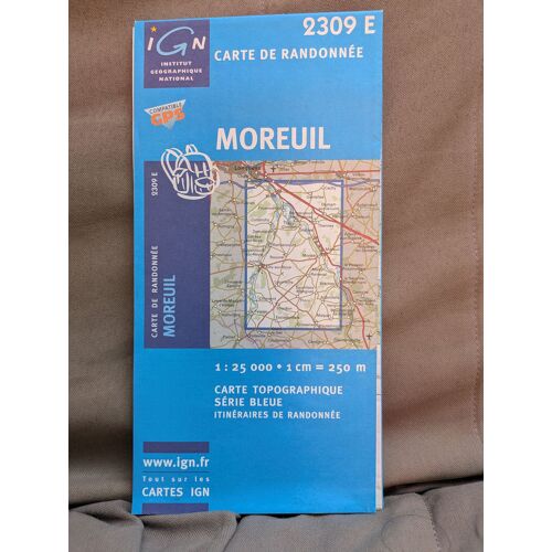2309e Moreuil Carte De Randonnée Ign