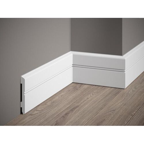 Plinthe décorative en polyuréthane ¿ hauteur 107 mm (réf. ARK-PLI017)