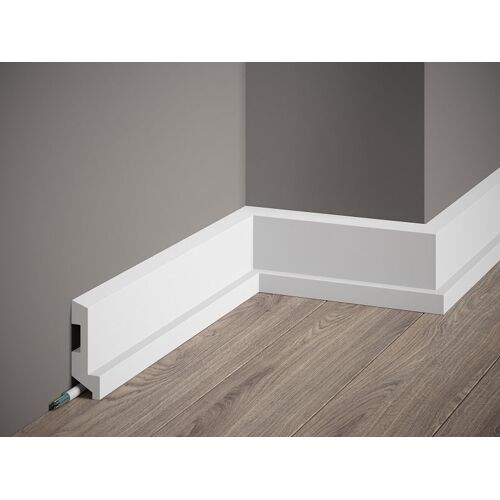 Plinthe décorative en polyuréthane ¿ hauteur 80 mm (réf. ARK-PLI033)