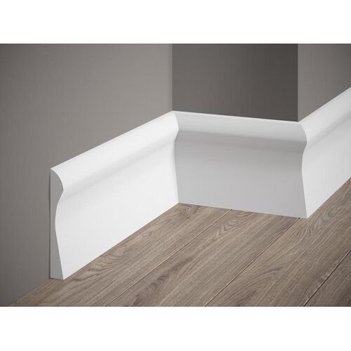 Plinthe décorative en polyuréthane ¿ hauteur 128 mm (réf. ARK-PLI040)
