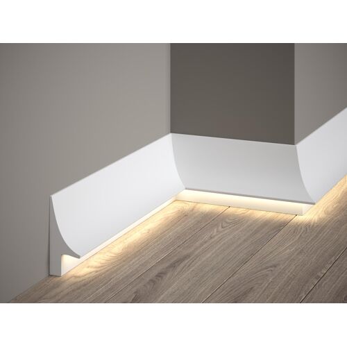 Plinthe décorative en polyuréthane ¿ hauteur 93 mm (réf. ARK-PLI049)