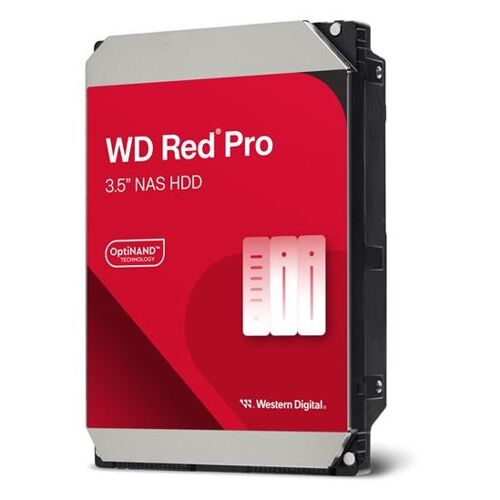 WD Red Pro WD202KFGX - Disque dur - Enterprise - 20 To - interne - 3.5" - SATA 6Gb/s - 7200 tours/min - mémoire tampon : 512 Mo