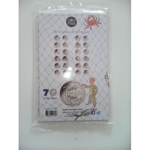 Pièce 10 Euros Argent, Le Petit Prince N°14/24, Neuf Dans Son Emballage Origine