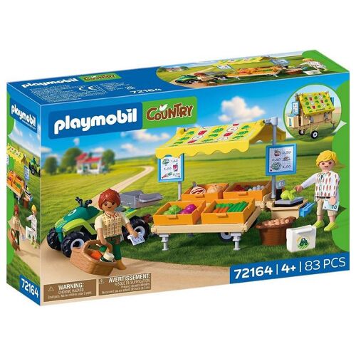 Playmobil Country 72164 - Stand de vente de nourriture avec quad