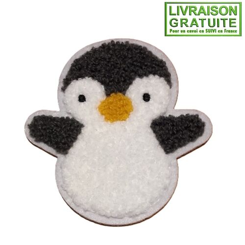 Patch Écusson Bébé Pingouin - Thermocollant