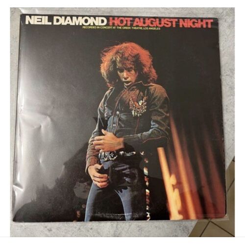 Disque 33 T Vinyle Neil Diamond Hot August Night Double Disques