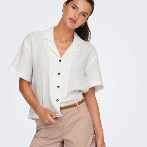Chemise Légère À Boutons Coton Doux Theis Femme Jdy