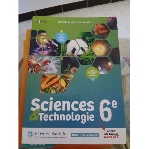 Sciences Et Technologie 6ème Le Livre Scolaire