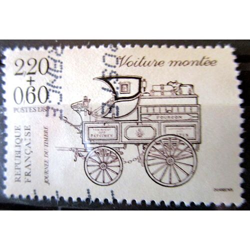 1988. F2525: Journée Du Timbre - Voiture Montée.