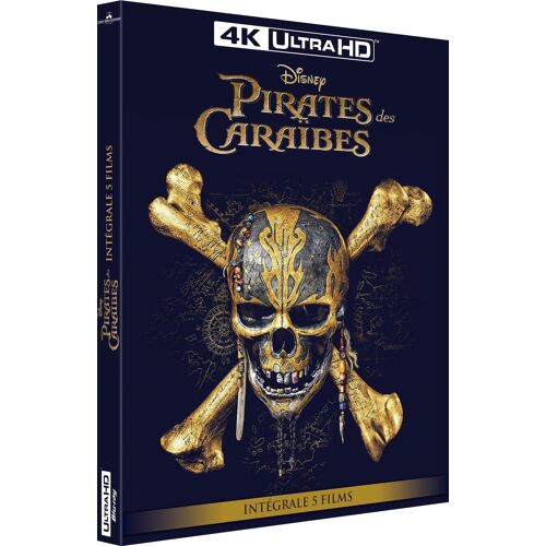 Pirates Des Caraïbes - Intégrale 5 Films - 4k Ultra Hd - 4k Ultra Hd