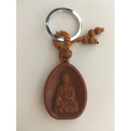 Bouddha Porte Clés En Bois
