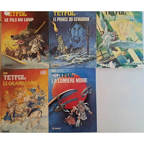 Eric Tetfol - Lot 5 Premiers Volumes - Premières Éditions
