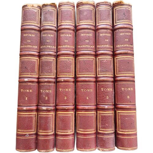 Oeuvres Complètes De Shakespeare 4eme Édition ( 6 Tomes - Complet)
