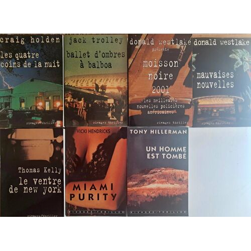 Rivages Thriller - Lot 7 Livres