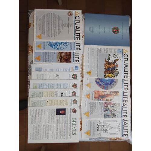 Actualité. Journal D' Information De La Grande Loge Nationale Française ( Franc -Maçonnerie ) Les Journaux Sont Du N° 85 Au 92 Donc De Avril 2001 A Novembre 2003