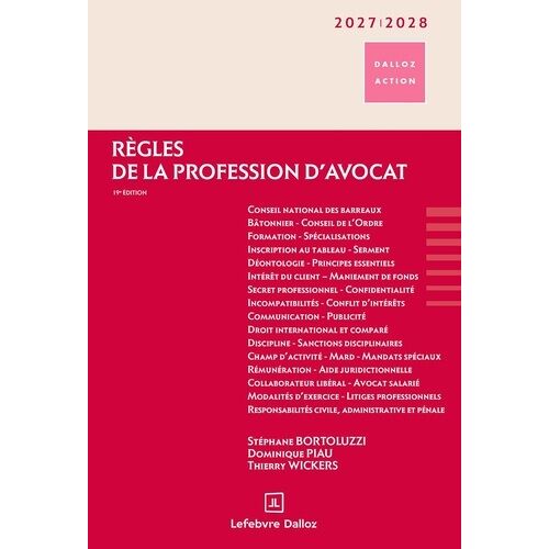 Règles De La Profession D'avocat