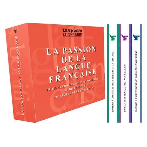 La Passion De La Langue Française - Trois Ouvrages Pour Se Bonifier, Se Distinguer Ou Simplement Se Jauger - Coffret En 3 Volumes