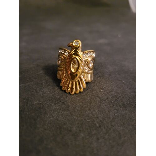 Bague Or Acier Inoxydable Oiseau