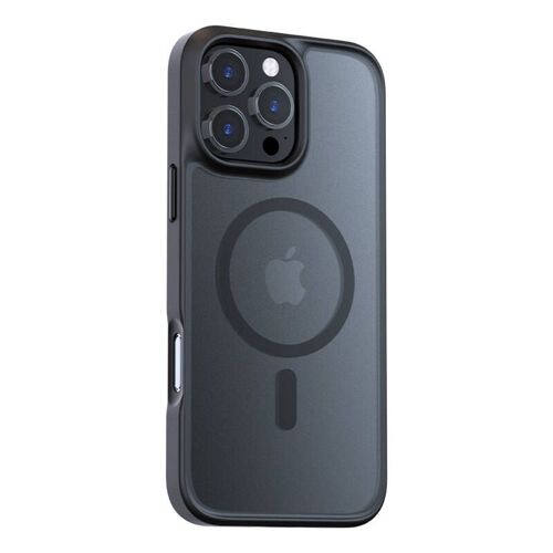 Coque pour iPhone 16 Pro Max - TPU+PC, Noir, MagSafe