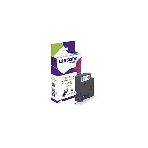 Wecare connect - Fond blanc avec lettres noires - Rouleau (0,9 cm x 7 m) 1 rouleau(x) cartouche de bande - pour DYMO LabelMANAGER 150, 200, 300, 350, 400, 450, PC; LabelPOINT