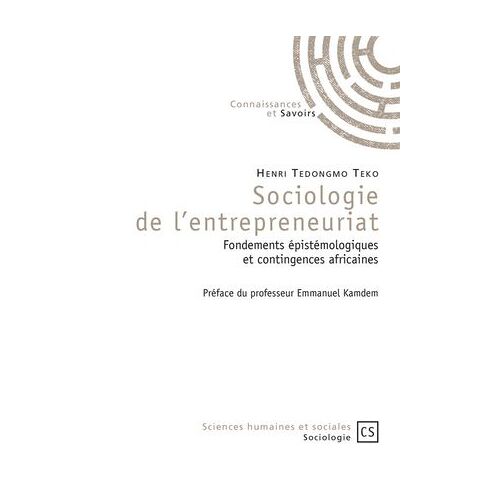 Sociologie De L'entrepreneuriat