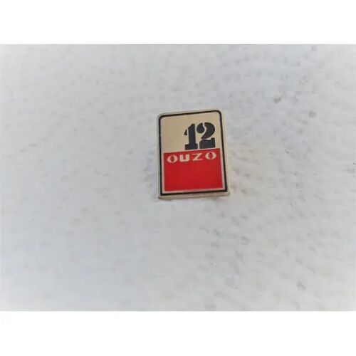 Pins Boisson 12 Ouzo Apperitif Grec / Base Argentée