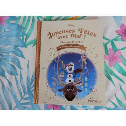 Mes Petits Livres D'Or "Joyeuses Fêtes Avec Olaf !"