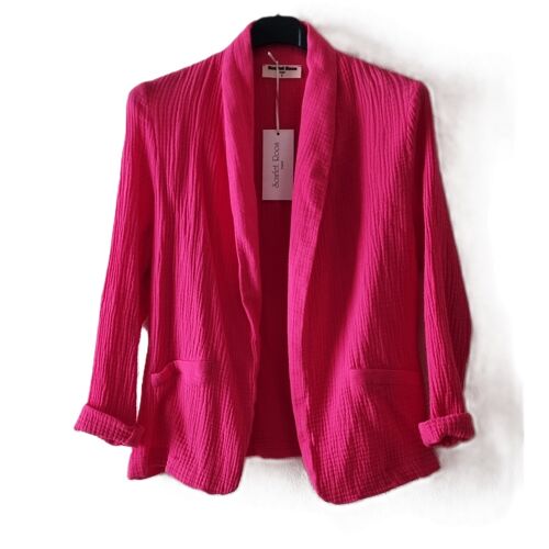 Veste Scarlet Roos Taille 38 Rose Fuschia Coton État Neuf