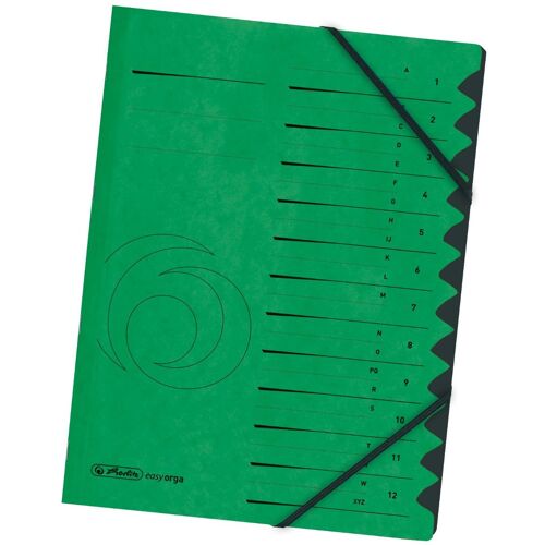 Herlitz 10843332 Intercalaire De Classement Vert