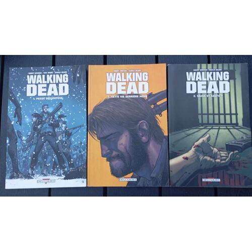 Lot Bd Walking Dead 1 2 3 Passé Décomposé, Cette Vie Derrière Nous , Sains Et Saufs ?