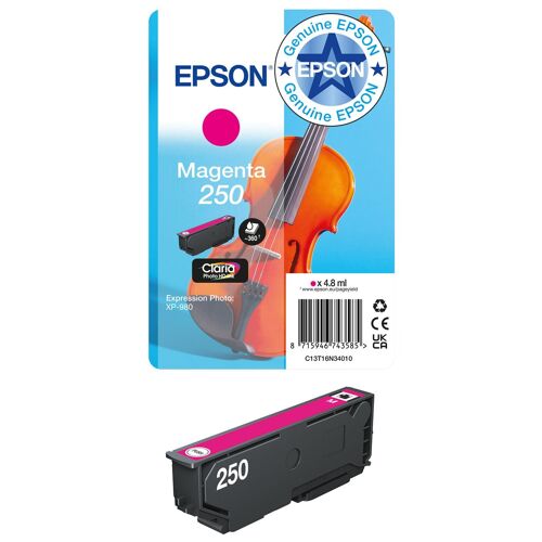 Epson 250 - 4.8 ml - magenta - original - blister - cartouche d'encre - pour P/N: C11CL95401, C11CL95402