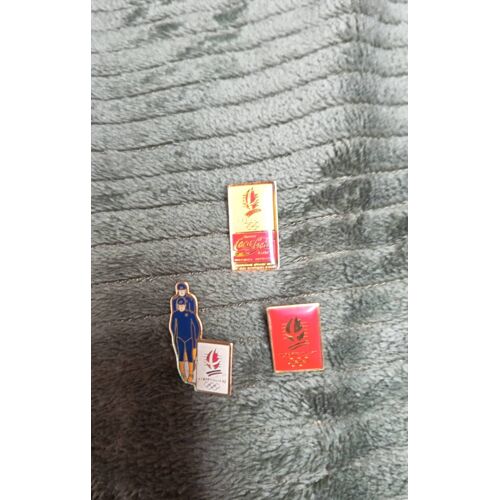 Lot De 3 Pin'S Albertville 1992