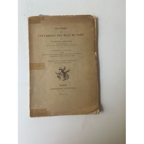 Histoire De L'Éclairage Des Rues De Paris