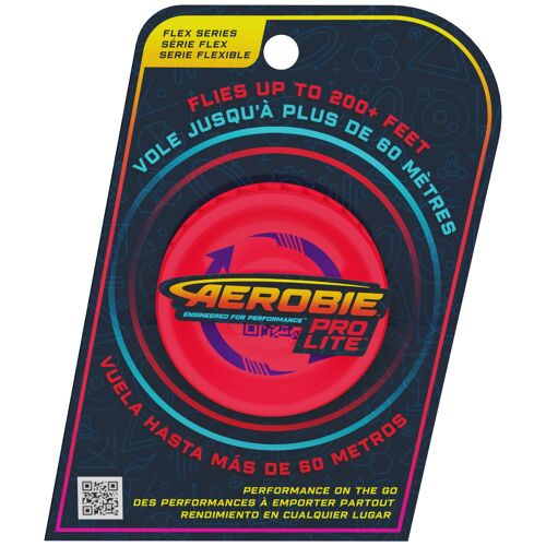 Aerobie Pro Lite, Disque Volant Miniature Pour Enfants À Partir De 5 Ans, Rouge