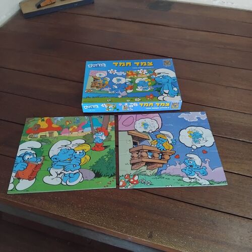 puzzle schtroumpf israelien