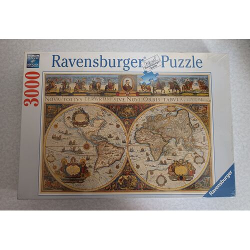Puzzle 3000 Pièces Ravensburger – Carte du Monde Ancienne (Neuf sous blister)