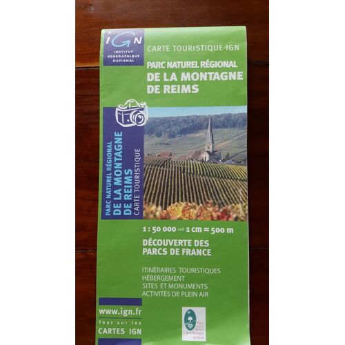Carte Touristique Du Parc Régional De La Montagne De Reims