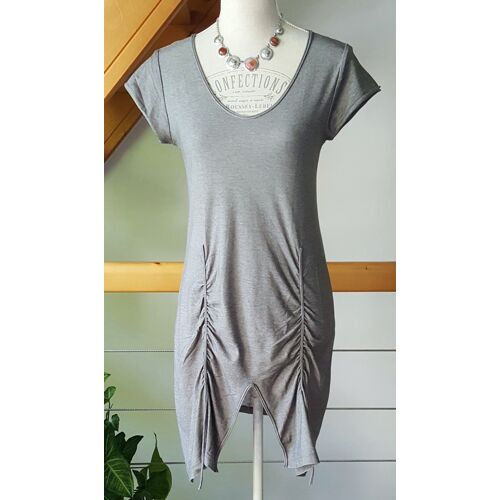 Robe Ou Tunique Cop. Copine Taille 36 Grise Tbe
