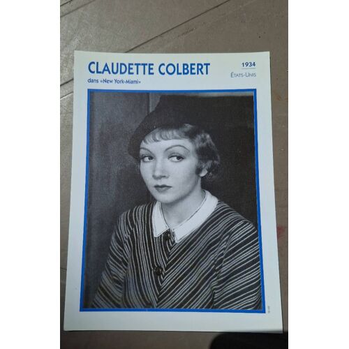 Claudette Colbert Dans : New-York Miami
