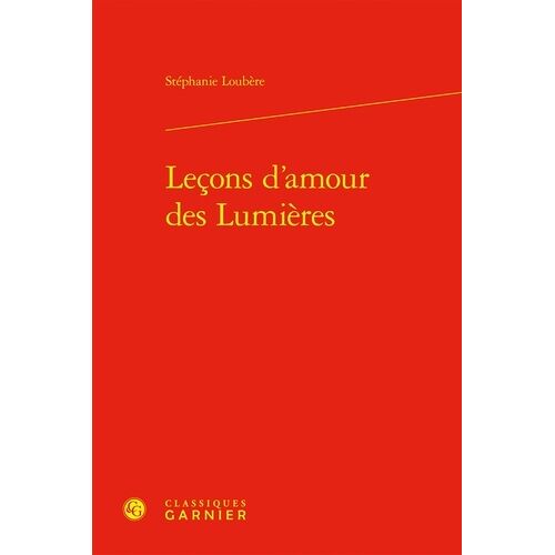 Leçons D'amour Des Lumières