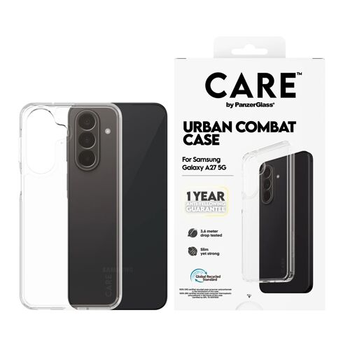 CARE by PanzerGlass Coque Urban Combat Samsung Galaxy A27 (5G) Transparent