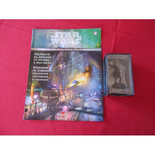 Figurine Jeux D'Echecs Altaya Star Wars N° 45 "Zam Wesell" + Fascicule