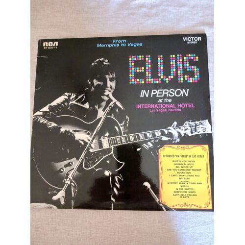 Elvis Presley In Person / Back In Memphis 2lp Germany 1969 Orange Labels Rca Sr 6020 - 1/2