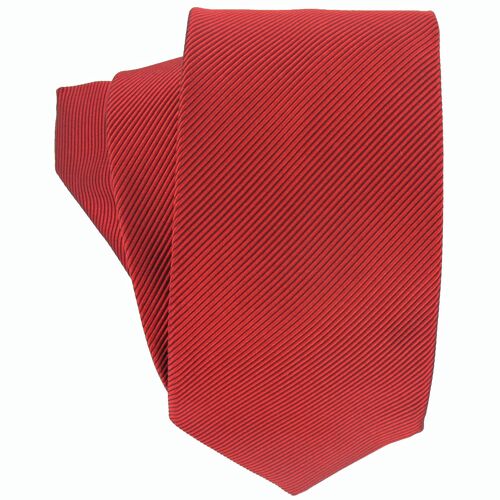 Cravate Unie Rouge