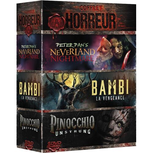 3 Films D'horreur : Peter Pan's Neverland Nightmare + Bambi - La Vengeance + Pinocchio : Déchaîné