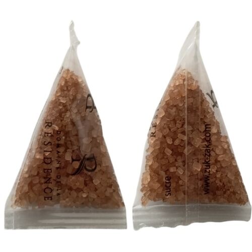 France Sachet Sucre Triangulaire Sugar Domaine De La Résidence 57 Moulins Les Metz Rp837