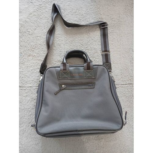 Sac ordinateur / Sac de voyage 48h LANCEL gris