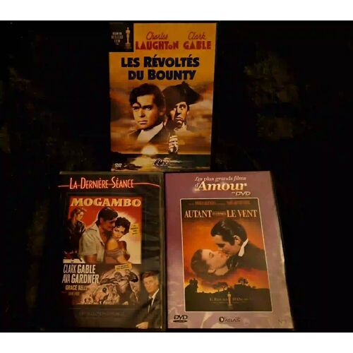 Clark Gable Pack 3 Films Dvd Vf